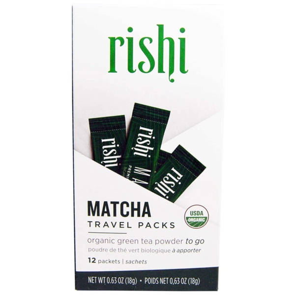 Rishi Tea Organic Matcha Japanese Green Tea Travel Packs