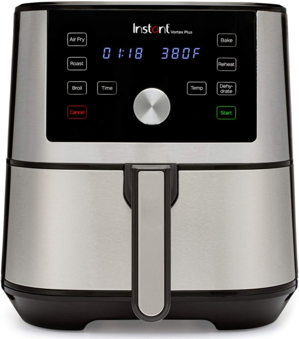 Instant Vortex Plus Air Fryer 6 in 1, Best Fries Ever, Dehydrator, 6 Qt, 1500W