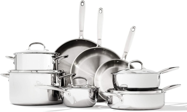 OXO Good Grips Tri-Ply Stainless Steel Pro 13 Piece Set