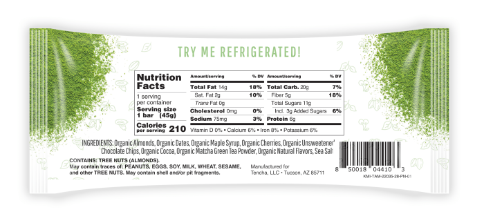 The Organic Matcha Energy Bar - Subscription (3 Boxes Monthly) - Image 3